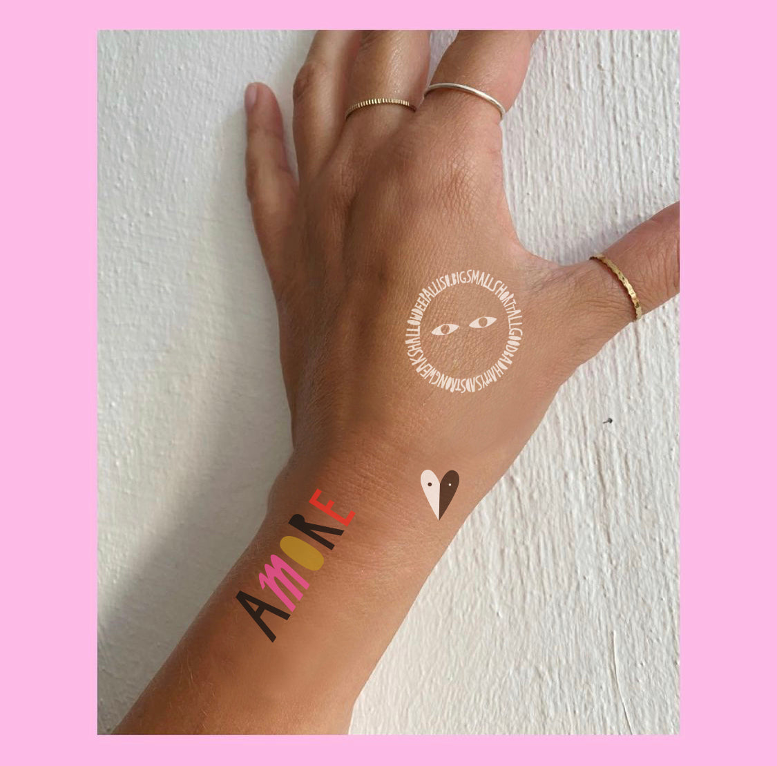 LIMITED EDITION THE COLORFUL CREW TEMPORARY TATTOOS